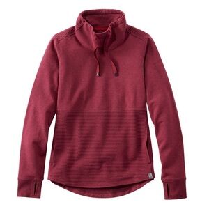 Women's L.L.Bean Cozy Mixed-Knit Pullover, large